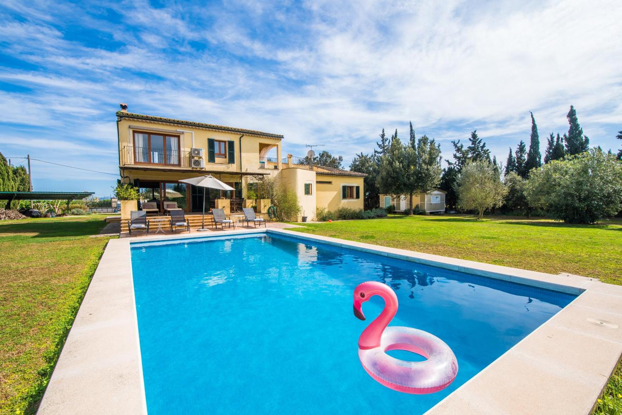 Traumhafte Finca Son Senyor - Mit Pferdekoppel Villa Sa Pobla Exteriör bild