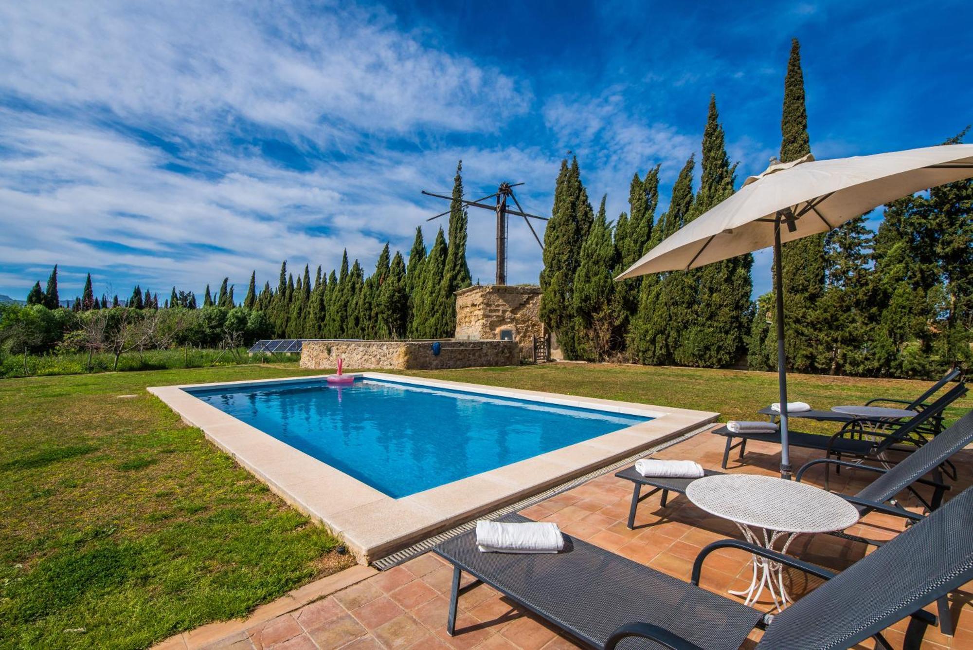 Traumhafte Finca Son Senyor - Mit Pferdekoppel Villa Sa Pobla Exteriör bild
