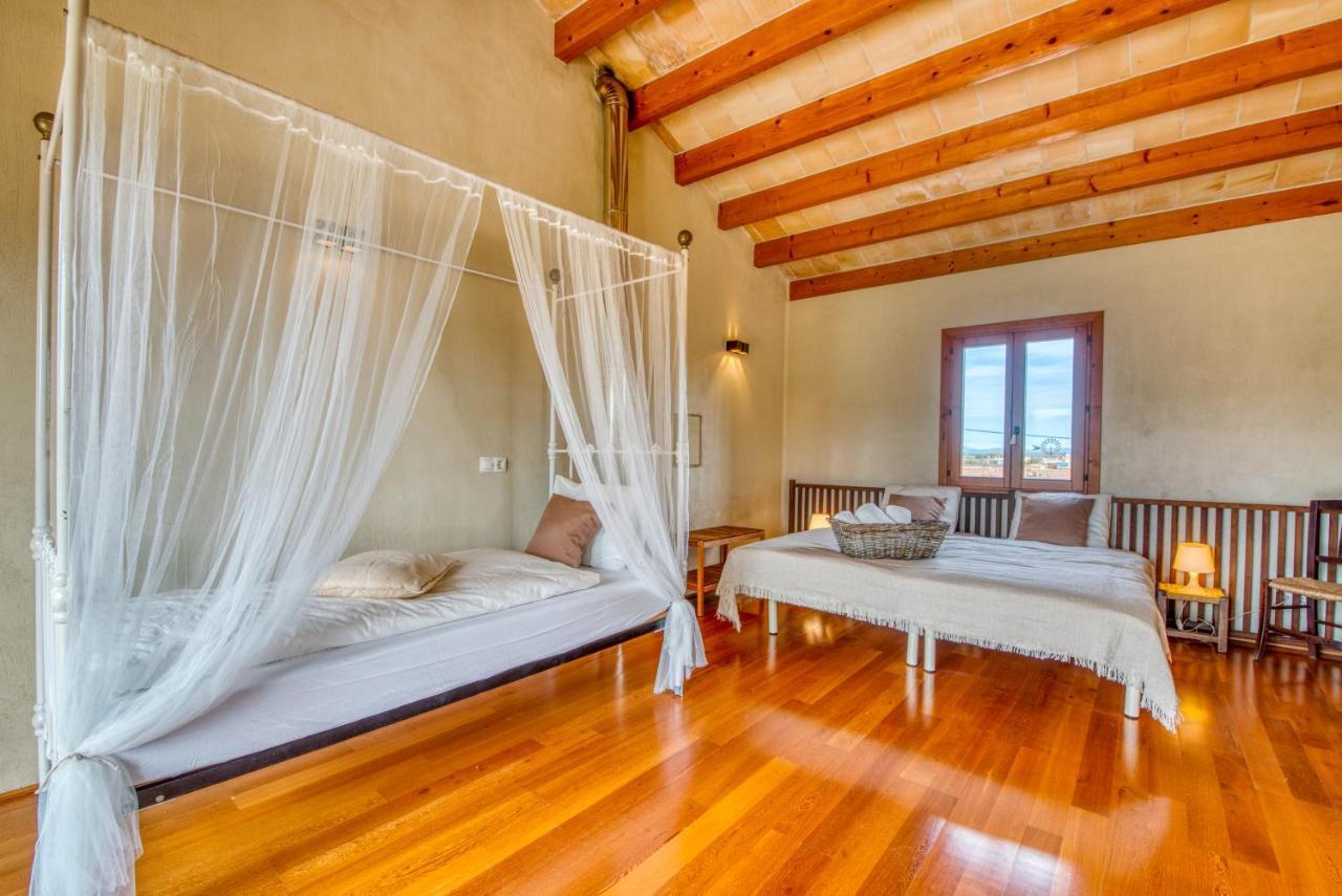 Traumhafte Finca Son Senyor - Mit Pferdekoppel Villa Sa Pobla Exteriör bild